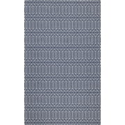 SAFAVIEH Martha Stewart Cotton Geometric Area Rug, Blue/Grey, 2'4" x 3'8"