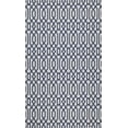thumbnail image 1 of SAFAVIEH Martha Stewart Cotton Geometric Area Rug, Blue/Grey, 8' x 10', 1 of 7