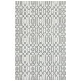 thumbnail image 1 of SAFAVIEH Martha Stewart Cotton Geometric Area Rug, Silver/Grey, 3' x 5', 1 of 9