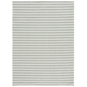 SAFAVIEH Martha Stewart Cotton Striped Area Rug, Green/Ivory, 5' x 7'