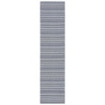 thumbnail image 1 of SAFAVIEH Martha Stewart Cotton Striped Area Rug, Navy/Light Grey, 5' x 7', 1 of 2