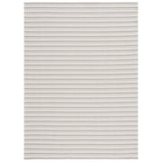 SAFAVIEH Martha Stewart Cotton Striped Area Rug, Taupe/Cream, 8' x 10'