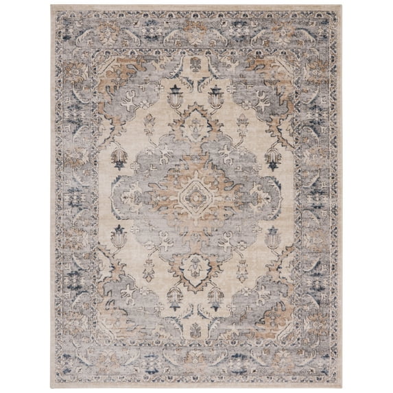 SAFAVIEH Martha Stewart Dallas Oregon Distressed Area Rug, Beige/Grey, 8' x 10'