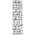 thumbnail image 1 of SAFAVIEH Martha Stewart Distressed Runner Rug, Charcoal/Ivory, 2'3" x 8', 1 of 6
