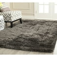 thumbnail image 1 of SAFAVIEH Martha Stewart Ellison Solid Plush Shag Area Rug, Charcoal, 5' x 8', 1 of 2