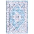 thumbnail image 1 of SAFAVIEH Martha Stewart Felix Medallion Machine Washable Area Rug, Turquoise/Beige, 4' x 6', 1 of 11