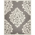 thumbnail image 1 of SAFAVIEH Martha Stewart Floret Damask Geometric Wool Area Rug, Mushroom, 4' x 6', 1 of 4