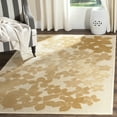 thumbnail image 1 of SAFAVIEH Martha Stewart Flower Field Floral Area Rug, Dune, 4' x 5'7", 1 of 6