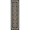 thumbnail image 1 of SAFAVIEH Martha Stewart Folklore Geometric Floral Wool Runner Rug, Silhouette, 2'3" x 8', 1 of 3