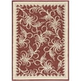 thumbnail image 1 of SAFAVIEH Martha Stewart Fountain Swirl Floral Area Rug, Red/Ivory, 4' x 5'7", 1 of 3