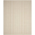 thumbnail image 1 of SAFAVIEH Martha Stewart Freehand Stripe Wool Area Rug, Fossil, 9' x 12', 1 of 3