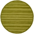 thumbnail image 1 of SAFAVIEH Martha Stewart Freehand Stripe Wool Area Rug, Mossy Rock, 8' x 8' Round, 1 of 6