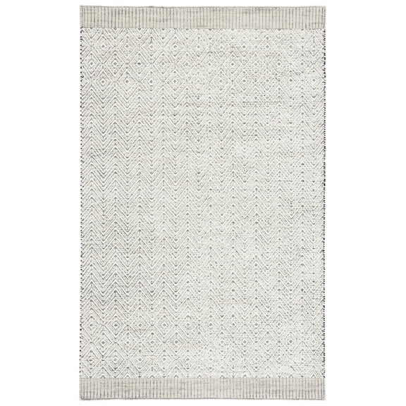 SAFAVIEH Martha Stewart Geometric Area Rug, Grey/Ivory, 4' x 6'