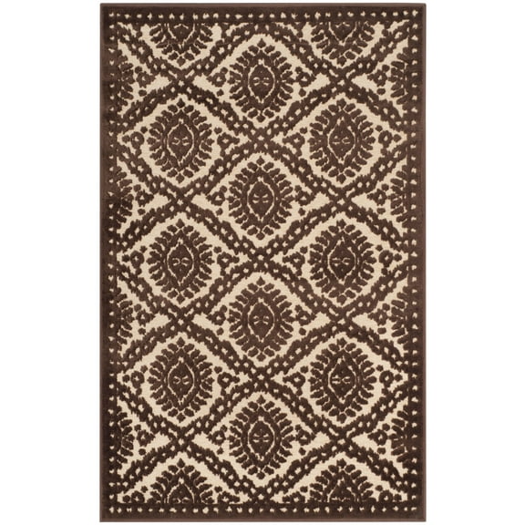 SAFAVIEH Martha Stewart Geometric Eyed Area Rug, Burl, 2'7" x 4'