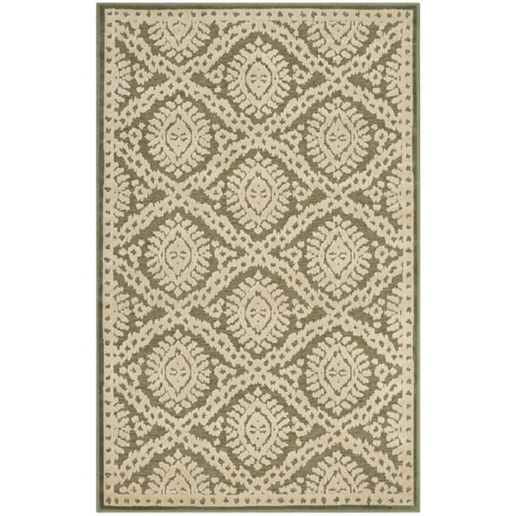 SAFAVIEH Martha Stewart Geometric Eyed Area Rug, Dill, 2'7" x 4'