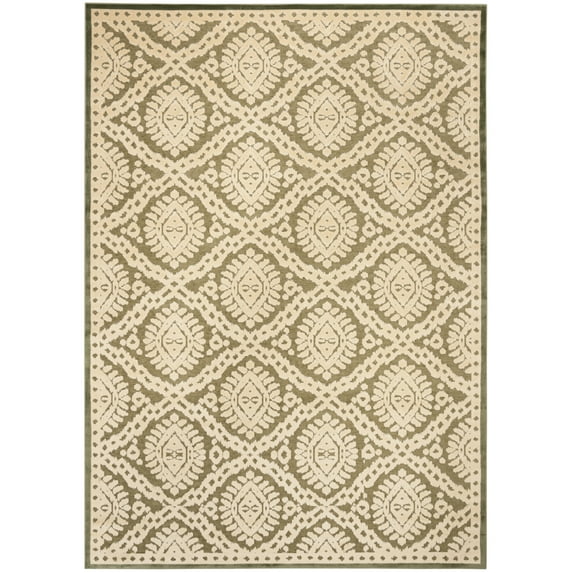 SAFAVIEH Martha Stewart Geometric Eyed Area Rug, Dill, 8' x 11'2"