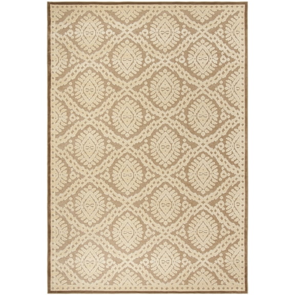 SAFAVIEH Martha Stewart Geometric Eyed Area Rug, Reed, 5'3" x 7'6"