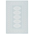 thumbnail image 1 of SAFAVIEH Martha Stewart Geometric Indoor/Outdoor Area Rug, Aqua/Blue Ivory, 4'5" x 6'5", 1 of 5
