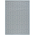 thumbnail image 1 of SAFAVIEH Martha Stewart Geometric Indoor/Outdoor Area Rug, Blue/Cream, 6'7" x 9', 1 of 5