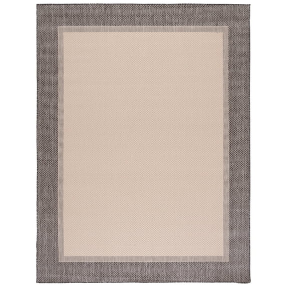SAFAVIEH Martha Stewart Geometric Indoor/Outdoor Area Rug, Camel/Brown, 8' x 10'