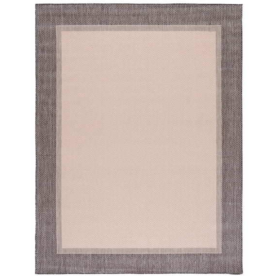 SAFAVIEH Martha Stewart Geometric Indoor/Outdoor Area Rug, Camel/Brown, 9' x 12'