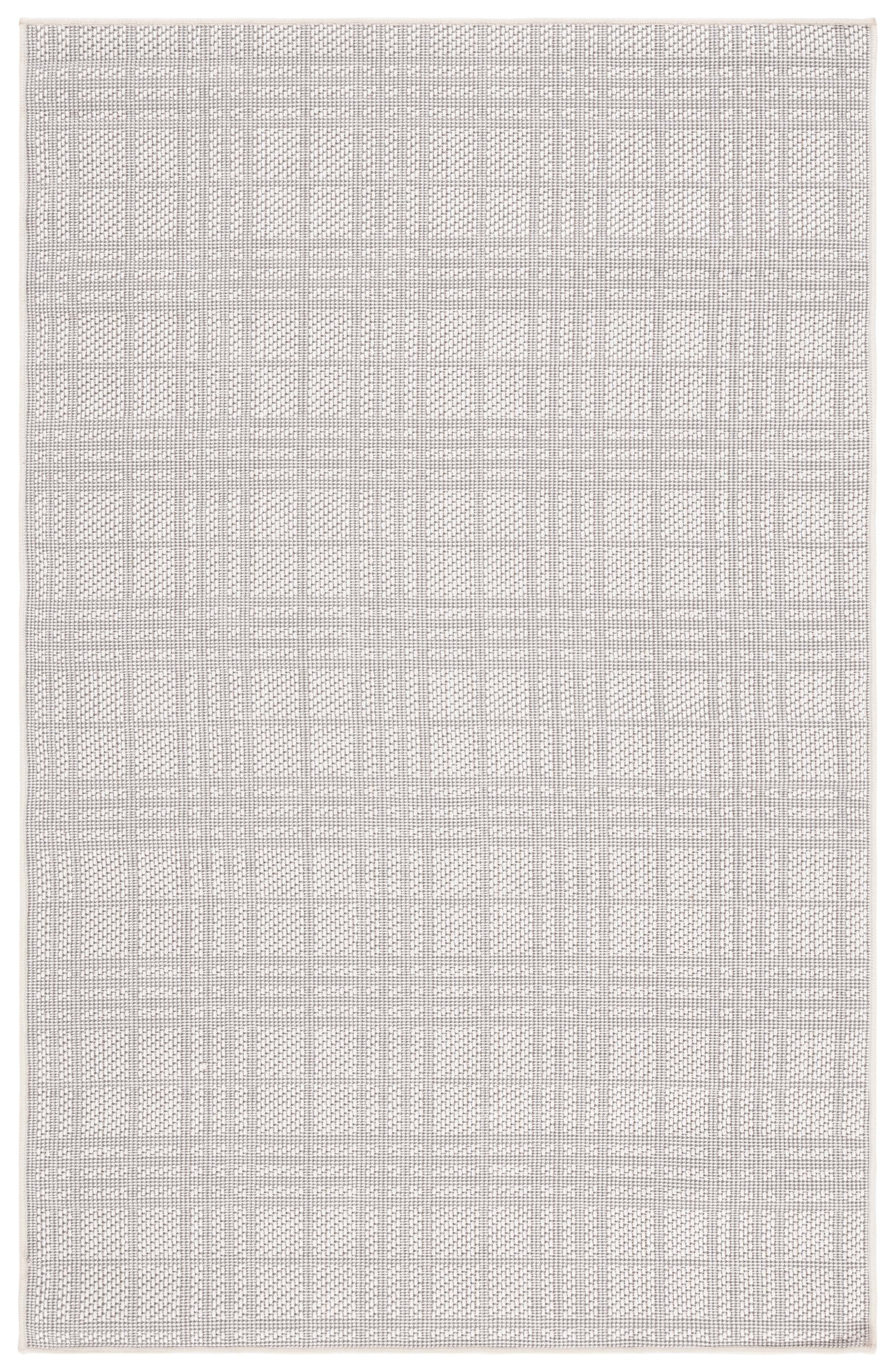 Ivory Tufted Handmade Washable Synthetic 4' x 6' Area Rug
