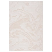 SAFAVIEH Martha Stewart Geometric Indoor/Outdoor Area Rug, Ivory/Beige, 5'5" x 7'7"