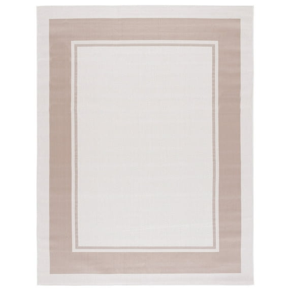 SAFAVIEH Martha Stewart Geometric Indoor/Outdoor Area Rug, Ivory/Beige, 8' x 10'