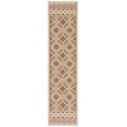 thumbnail image 1 of SAFAVIEH Martha Stewart Geometric Indoor/Outdoor Runner Rug, Camel/Beige, 9' x 2'2", 1 of 5