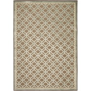 SAFAVIEH Martha Stewart Geometric Quatrefoil Bordered Area Rug, Arrowroot, 5'3" x 7'6"