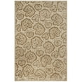 thumbnail image 1 of SAFAVIEH Martha Stewart Geranium Leaf Floral Area Rug, Hazelnut/Gold, 5'6" x 8'6", 1 of 9