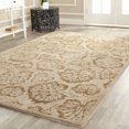 thumbnail image 1 of SAFAVIEH Martha Stewart Geranium Leaf Floral Area Rug, Hazelnut/Gold, 7'9" x 9'9", 1 of 5