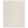 thumbnail image 1 of SAFAVIEH Martha Stewart Global Diamond Indoor/Outdoor Area Rug, Light Beige/Brown, 8' x 10', 1 of 7