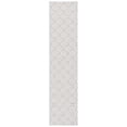 thumbnail image 1 of SAFAVIEH Martha Stewart Hampton Caroline Diamond Runner Rug, Grey/Ivory, 2' x 9', 1 of 11
