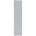 thumbnail image 1 of SAFAVIEH Martha Stewart Hampton Caroline Diamond Runner Rug, Navy/Ivory, 2' x 9', 1 of 11