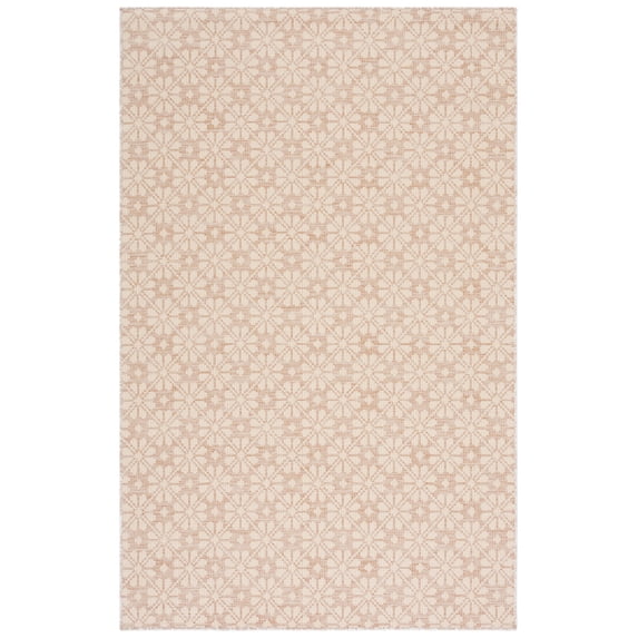 SAFAVIEH Martha Stewart Hampton Diamond Indoor/Outdoor Area Rug, Natural/Beige, 6'5" x 9'6"