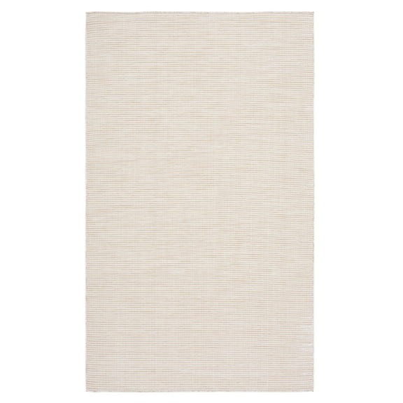 SAFAVIEH Martha Stewart Hampton Solid Indoor/Outdoor Area Rug, Beige, 5'1" x 7'6"