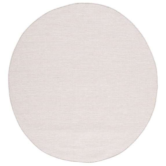 SAFAVIEH Martha Stewart Hampton Solid Indoor/Outdoor Area Rug, Beige, 6'5" x 6'5" Round