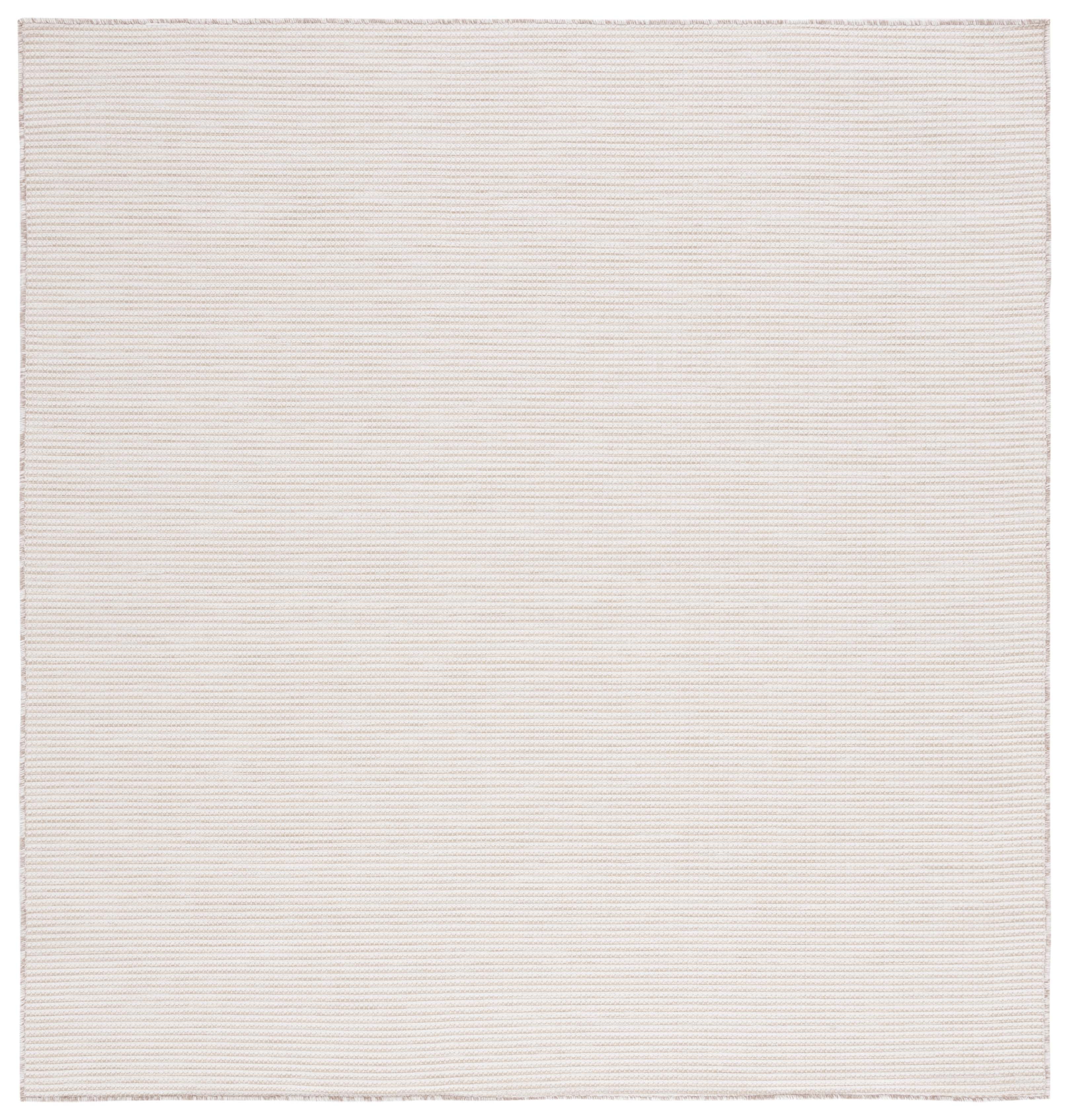 SAFAVIEH Martha Stewart Hampton Solid Indoor/Outdoor Area Rug, Beige, 6'5" x 6'5" Square