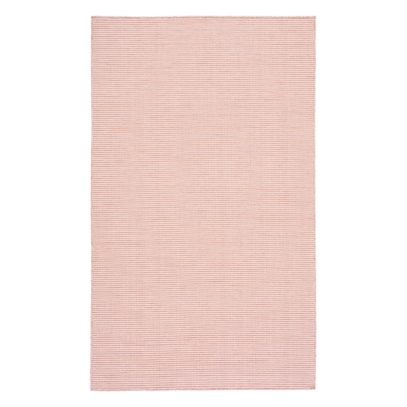 SAFAVIEH Martha Stewart Hampton Solid Indoor/Outdoor Area Rug, Beige/Terracotta, 8' x 10'