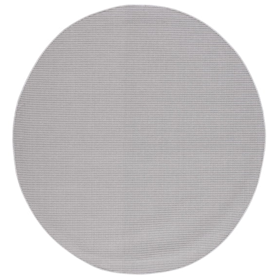 SAFAVIEH Martha Stewart Hampton Solid Indoor/Outdoor Area Rug, Grey, 6'5" x 6'5" Round