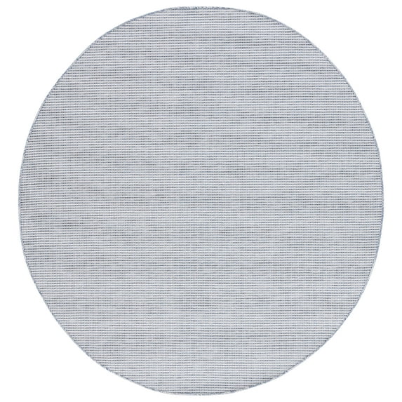 SAFAVIEH Martha Stewart Hampton Solid Indoor/Outdoor Area Rug, Navy, 6'5" x 6'5" Round