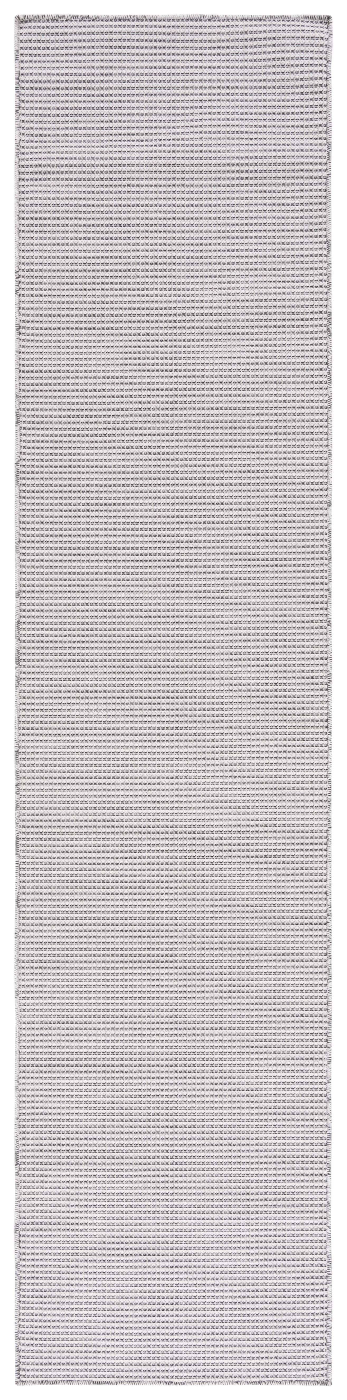 SAFAVIEH Martha Stewart Hampton Solid Indoor/Outdoor Runner Rug, Beige/Black, 2' x 9'