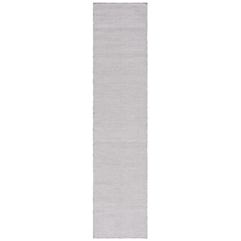 SAFAVIEH Martha Stewart Hampton Solid Indoor/Outdoor Runner Rug, Beige/Black, 2' x 9'