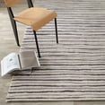 thumbnail image 1 of SAFAVIEH Martha Stewart Hand Drawn Stripe Area Rug, Wampum Purple, 4' x 6', 1 of 5