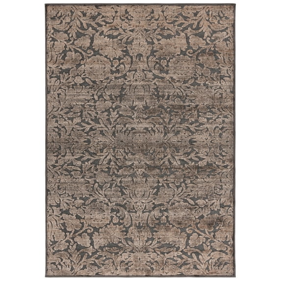 SAFAVIEH Martha Stewart Heritage Bloom Damask Area Rug, Zinc, 2'7" x 4'