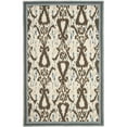 thumbnail image 1 of SAFAVIEH Martha Stewart Ikat Pendant Bordered Wool Area Rug, Mariner, 9' x 12', 1 of 4