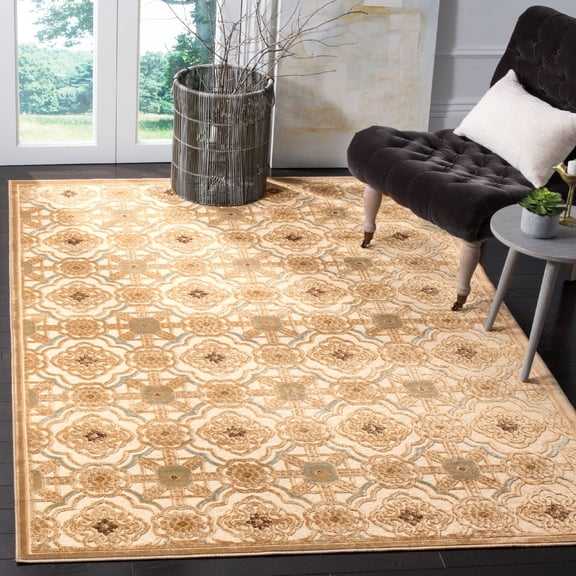 SAFAVIEH Martha Stewart Imperial Palace Geometric Area Rug, Hemp, 8' x 11'2"