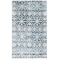 thumbnail image 1 of SAFAVIEH Martha Stewart Isabella Clover Area Rug, Navy/Ivory, 5'3" x 7'7", 1 of 8