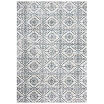SAFAVIEH Martha Stewart Isabella Diamond Area Rug, Cream/Grey, 8' x 10'